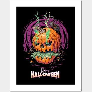 Happy halloween Posters and Art